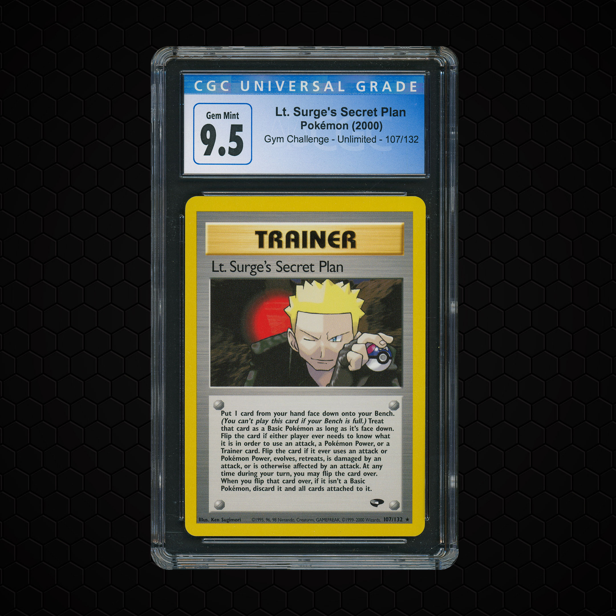 2000 Gym Challenge Lt. Surge's Secret Plan #107 CGC 9.5
