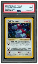 2000 Black Star Promo Cool Porygon #15 PSA 9 on Beezie.