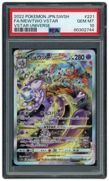 2022 Japanese VSTAR Universe Mewtwo VSTAR #221 PSA 10 on Beezie.
