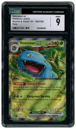 2023 Pokemon 151 Venusaur EX #3 CGC 9 on Beezie.