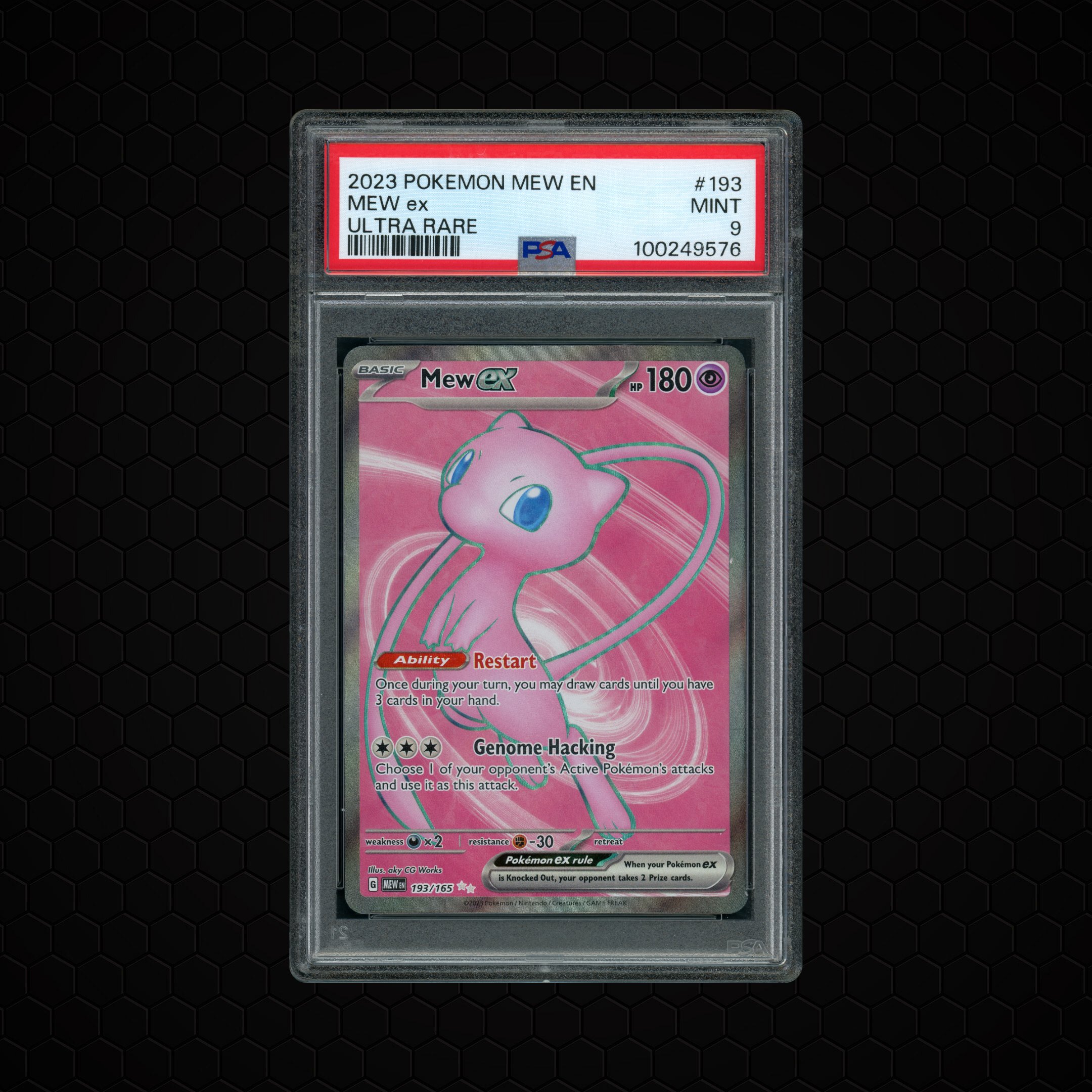 2023 Pokemon 151 Mew EX #193 PSA 9
