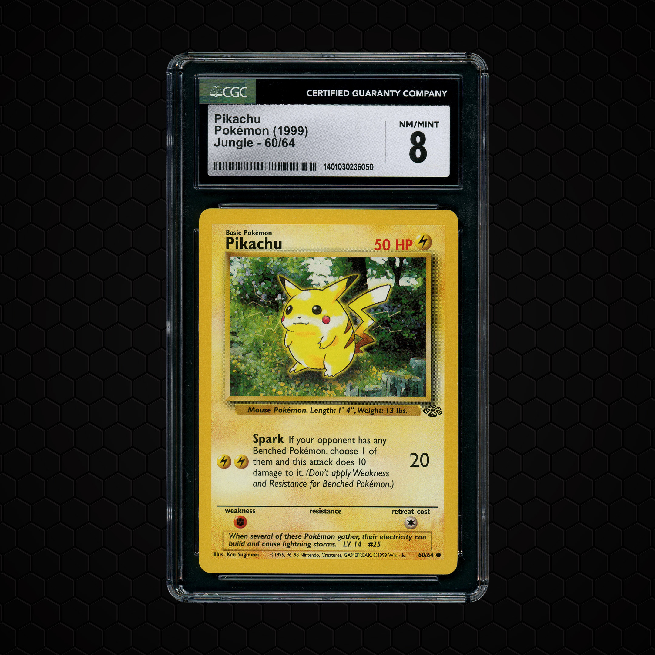 1999 Jungle Pikachu #60 CGC 8