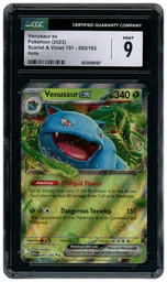 2023 Pokemon 151 Venusaur EX #3 CGC 9 on Beezie.