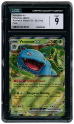 2023 Pokemon 151 Venusaur EX #3 CGC 9 on Beezie.