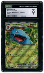2023 Pokemon 151 Venusaur EX #3 CGC 9 on Beezie.