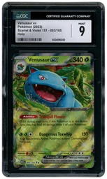 2023 Pokemon 151 Venusaur EX #3 CGC 9 on Beezie.