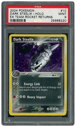 2004 EX Team Rocket Returns Dark Steelix #10 PSA 9 on Beezie.