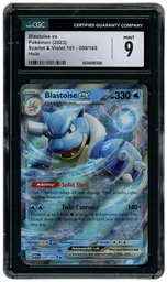 2023 Pokemon 151 Blastoise EX #9 CGC 9 on Beezie.