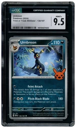 2024 Trick or Trade Booster Umbreon #130 CGC 9.5 on Beezie.
