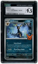 2024 Trick or Trade Booster Umbreon #130 CGC 9.5 on Beezie.