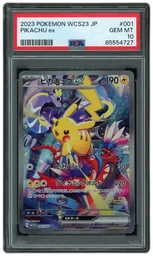 2023 Japanese Yokohama World Championship Pikachu EX #1 PSA 10 on Beezie.