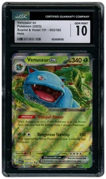 2023 Pokemon 151 Venusaur EX #3 CGC 10 on Beezie.