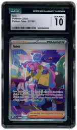2024 Paldean Fates Iono #237 CGC 10 on Beezie.