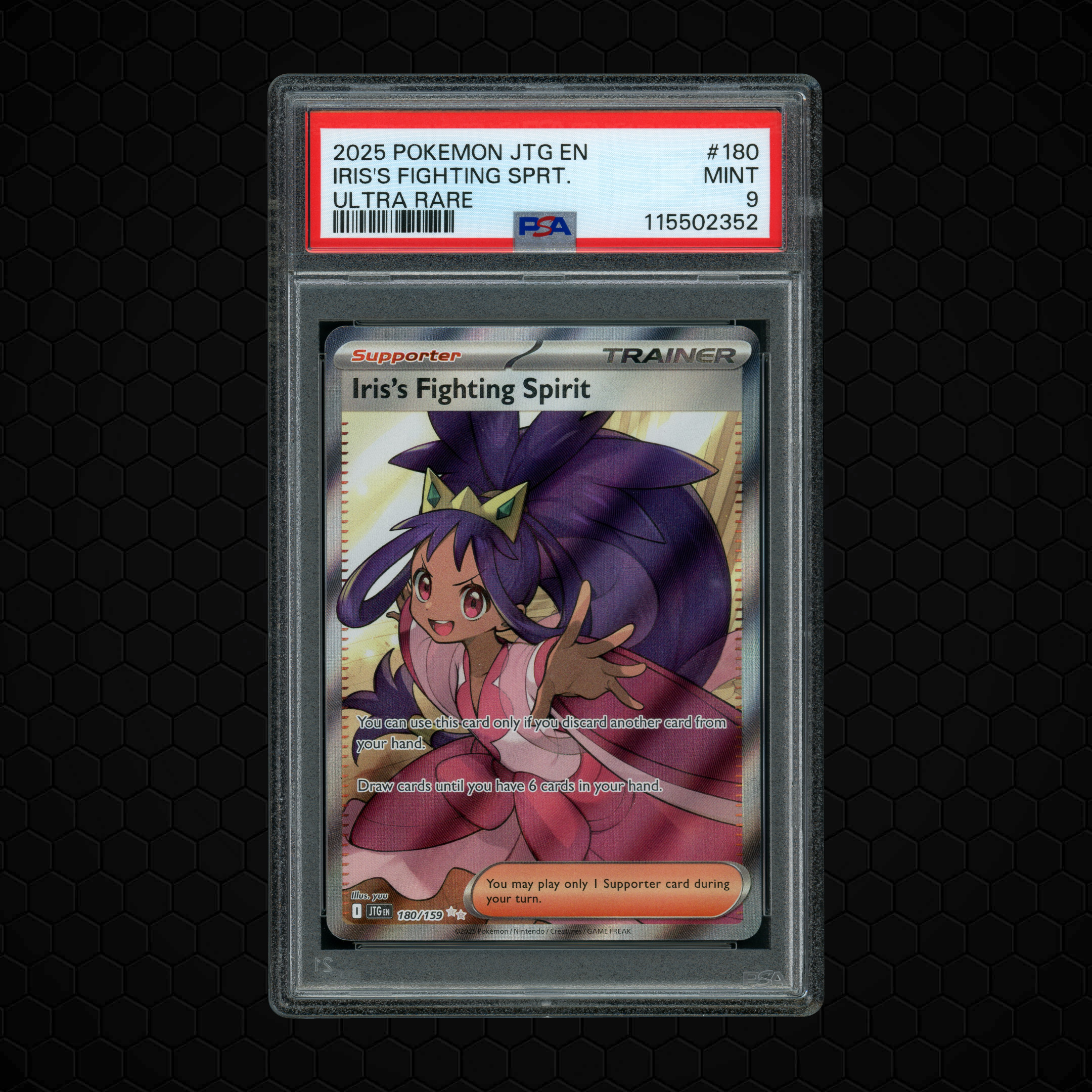 2025 Journey Together Iris's Fighting Spirit #180 PSA 9