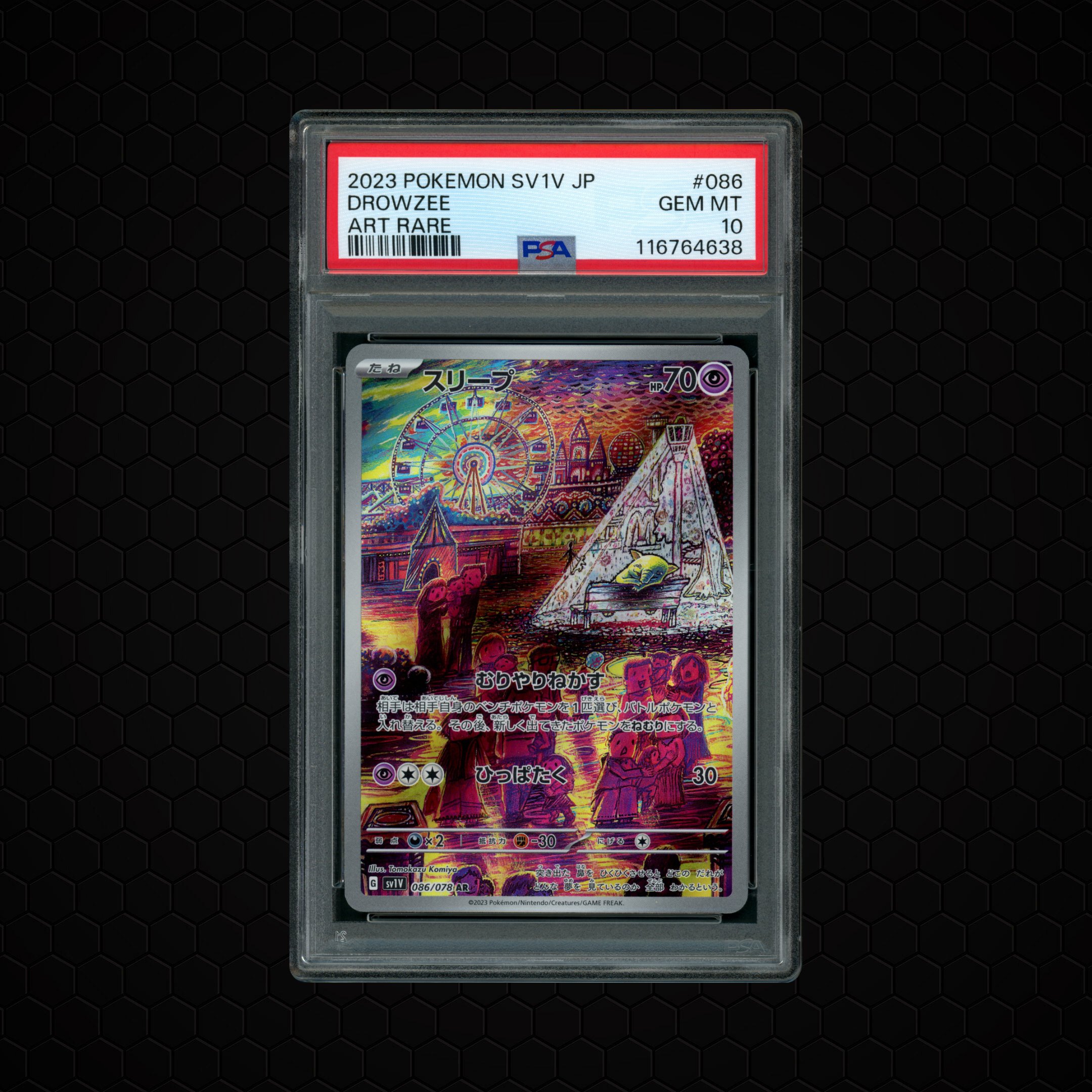 2023 Japanese Violet ex Drowzee #86 PSA 10