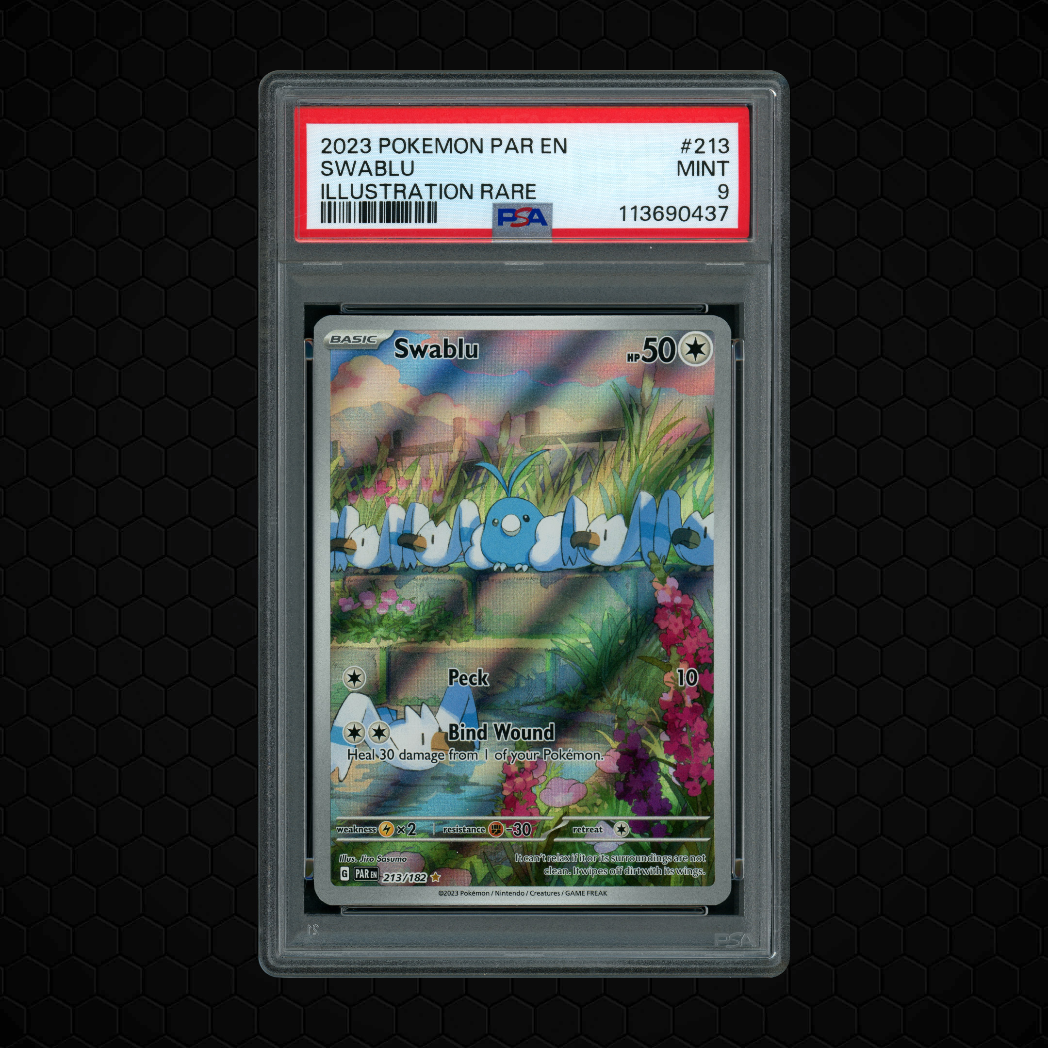 2023 Paradox Rift Swablu #213 PSA 9
