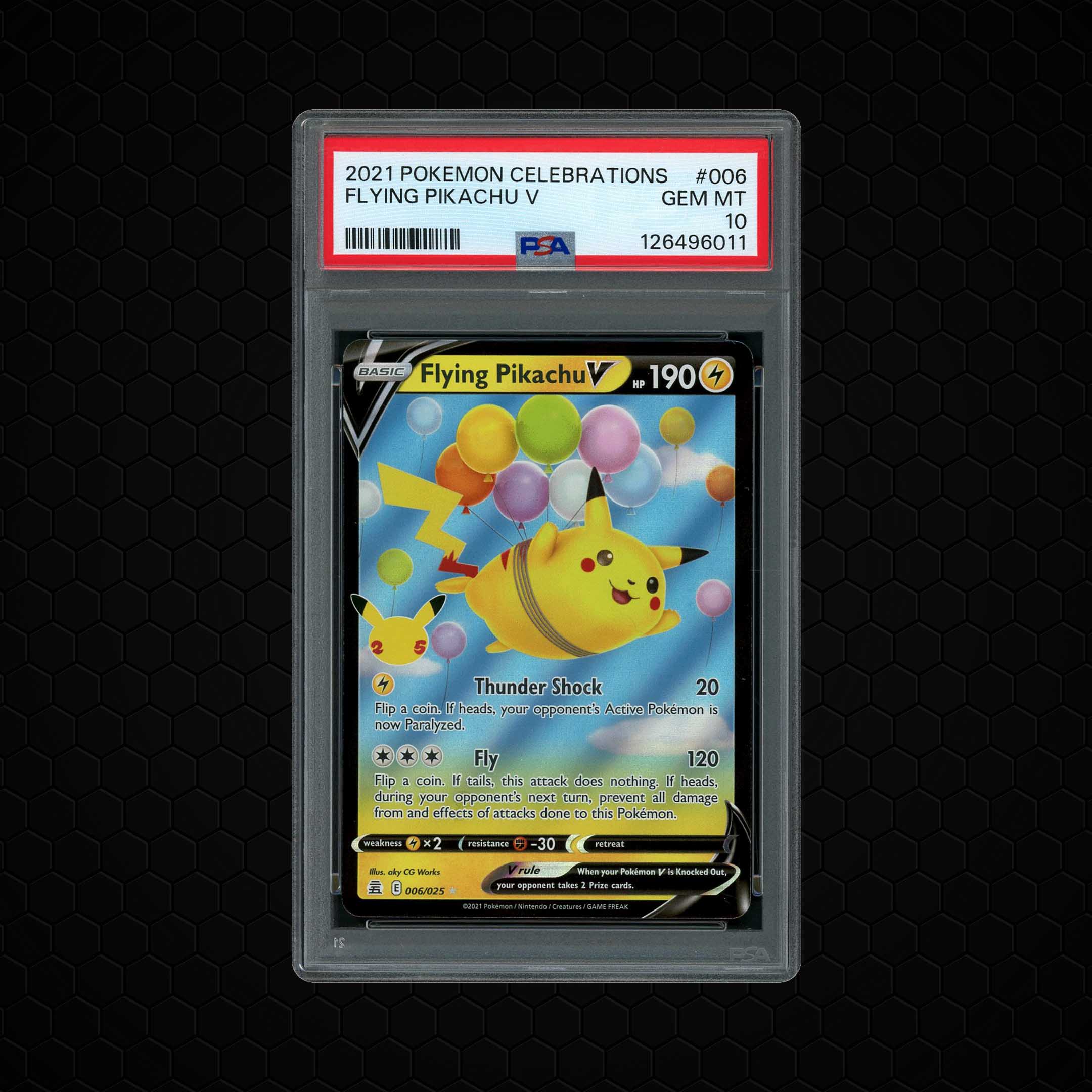 2021 Celebrations Flying Pikachu V #6 PSA 10