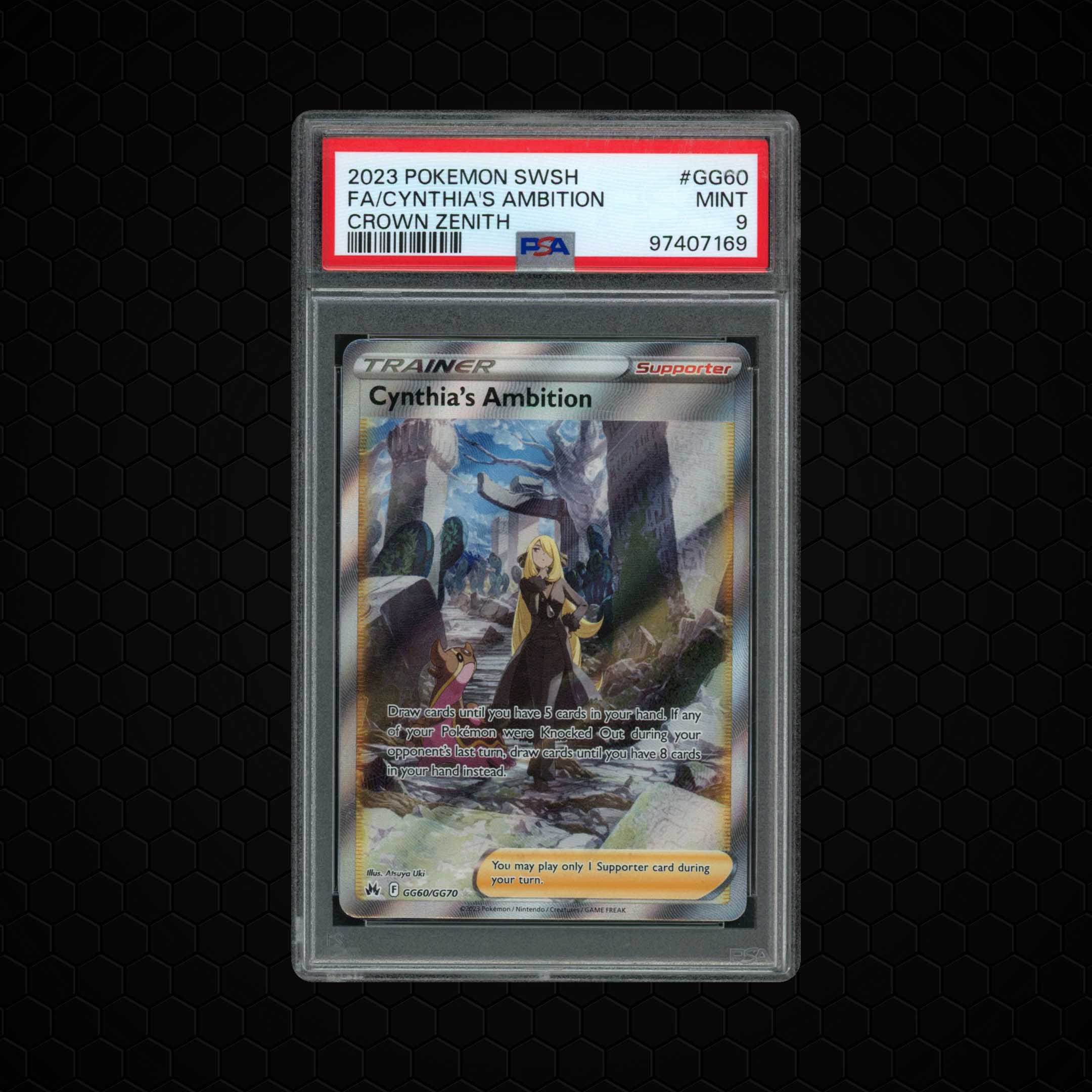 2023 Crown Zenith Cynthia's Ambition #GG60 PSA 9