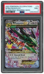 2021 Celebrations Classic Collection M Rayquaza EX #76 PSA 9 on Beezie.