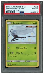 2019 Hidden Fates Pheromosa #SV5 PSA 10 on Beezie.