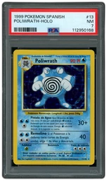 1999 Spanish Poliwrath #13 PSA 7 on Beezie.