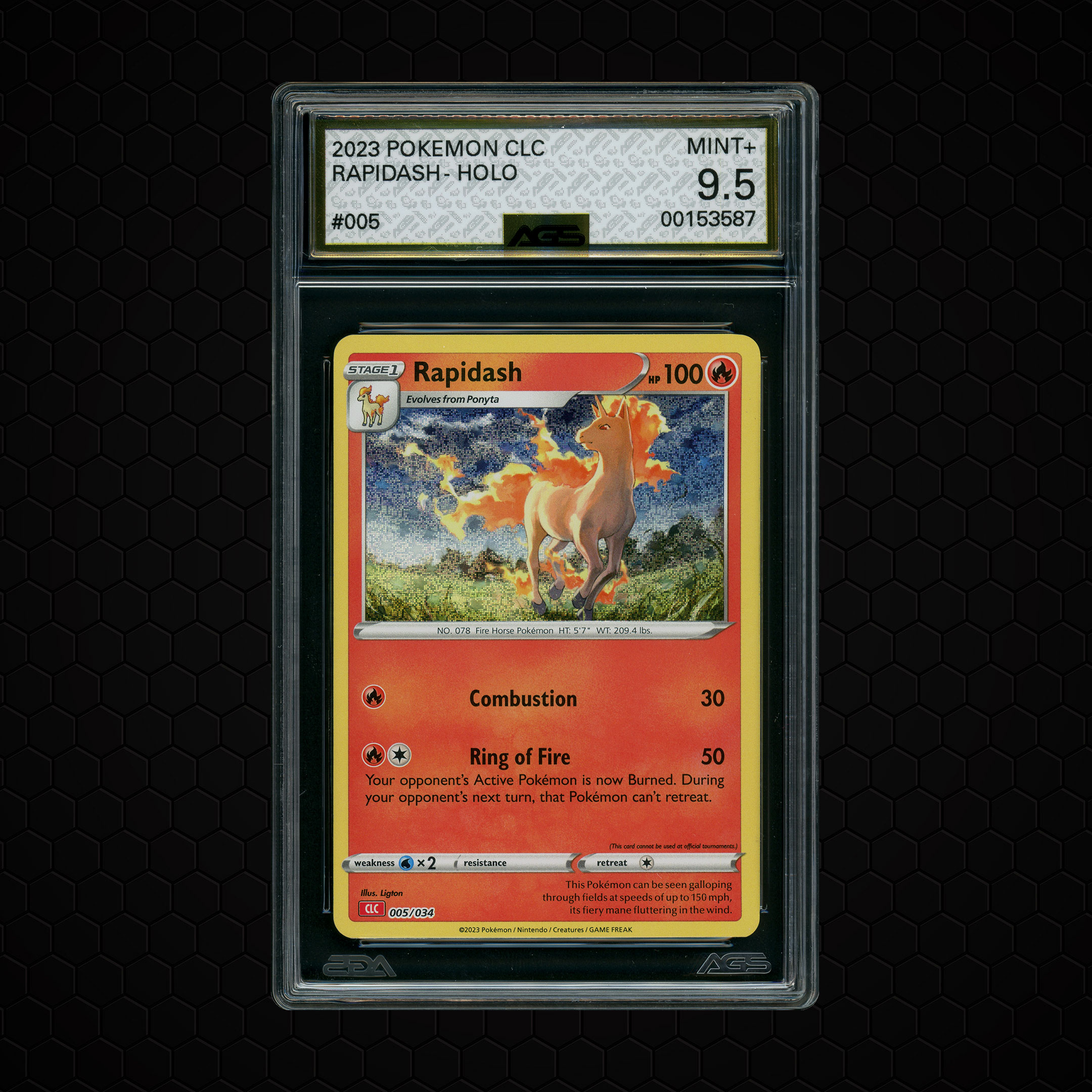 2023 Classic Collection Rapidash #5 AGS 9.5