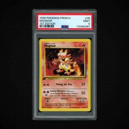 1999 French 1st Edition Magmar #36 PSA 9 on Beezie.