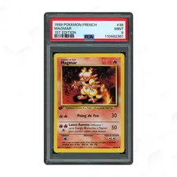 1999 French 1st Edition Magmar #36 PSA 9 on Beezie.
