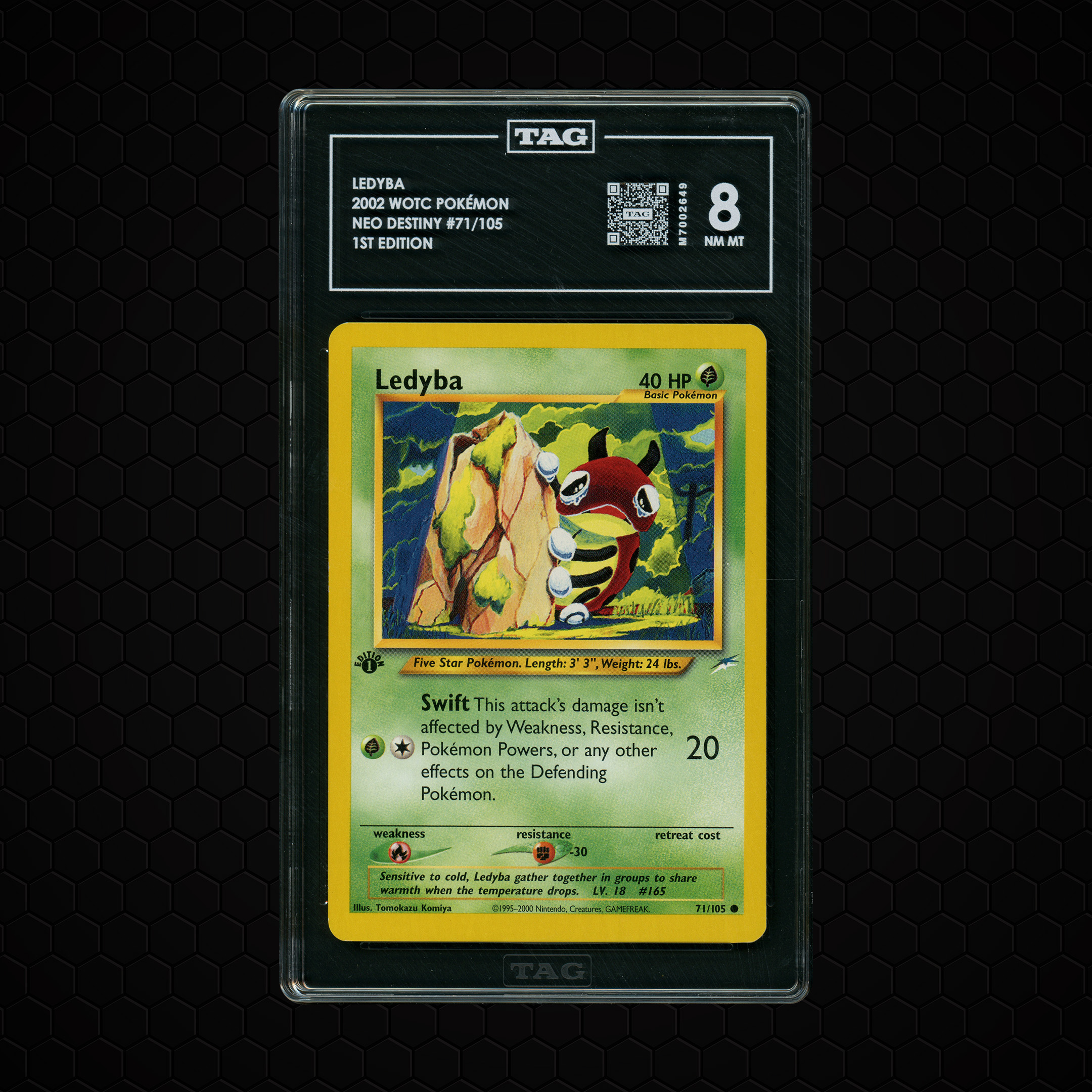 2002 Neo Destiny 1st Edition Ledyba #71 TAG 8