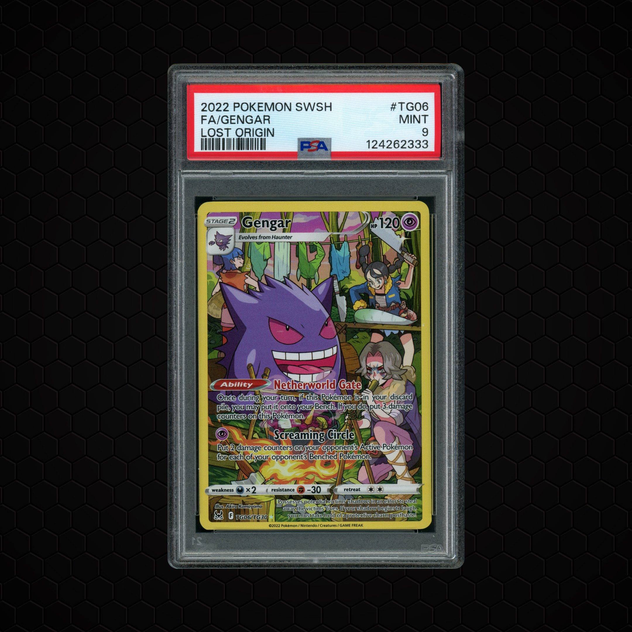 2022 Lost Origin Gengar #TG06 PSA 9