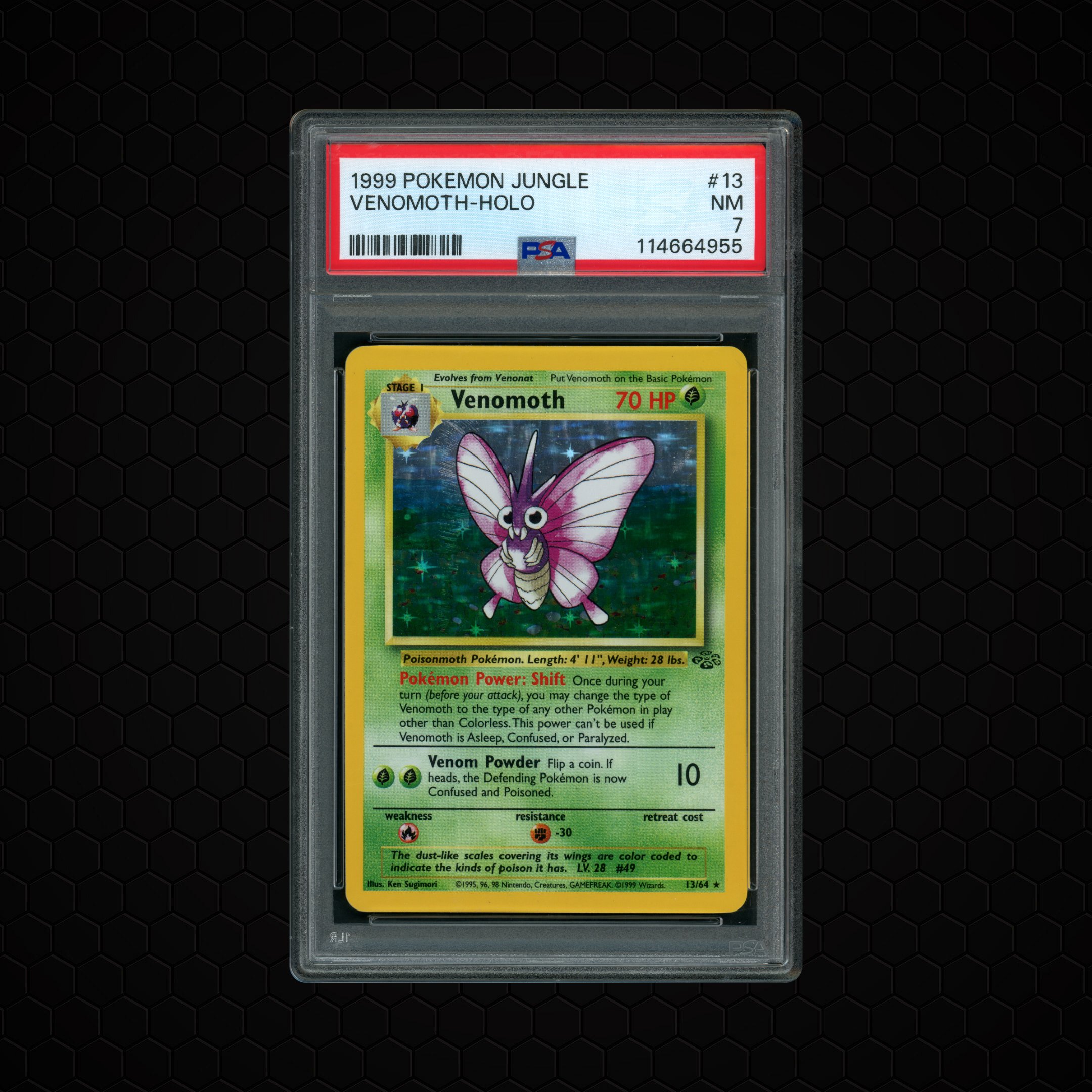 1999 Jungle Venomoth #13 PSA 7