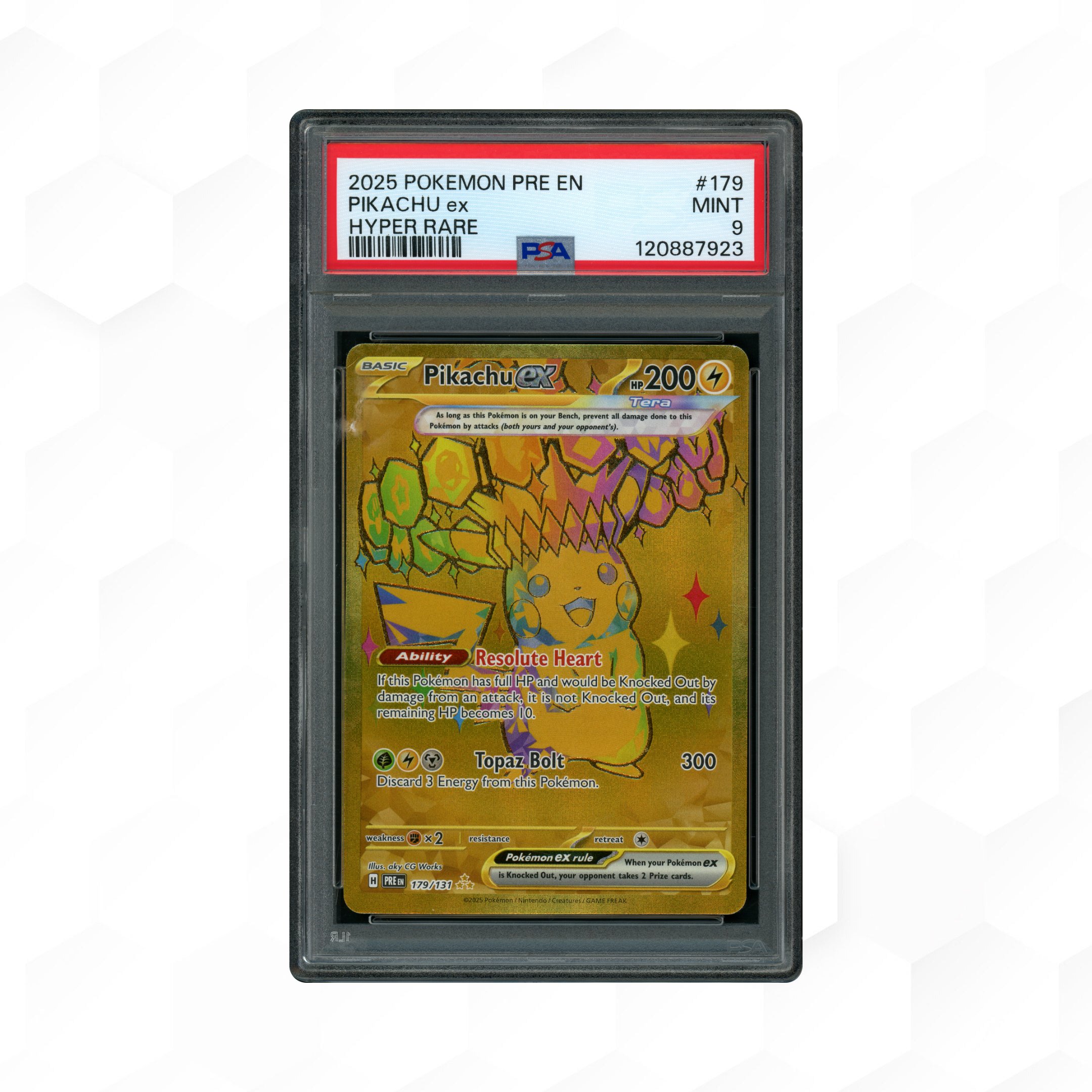 2026 Ascended Heroes Pikachu EX #276 PSA 9 - 17723