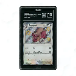 2024 Paldean Fates Greedent #206 TAG 10 on Beezie.