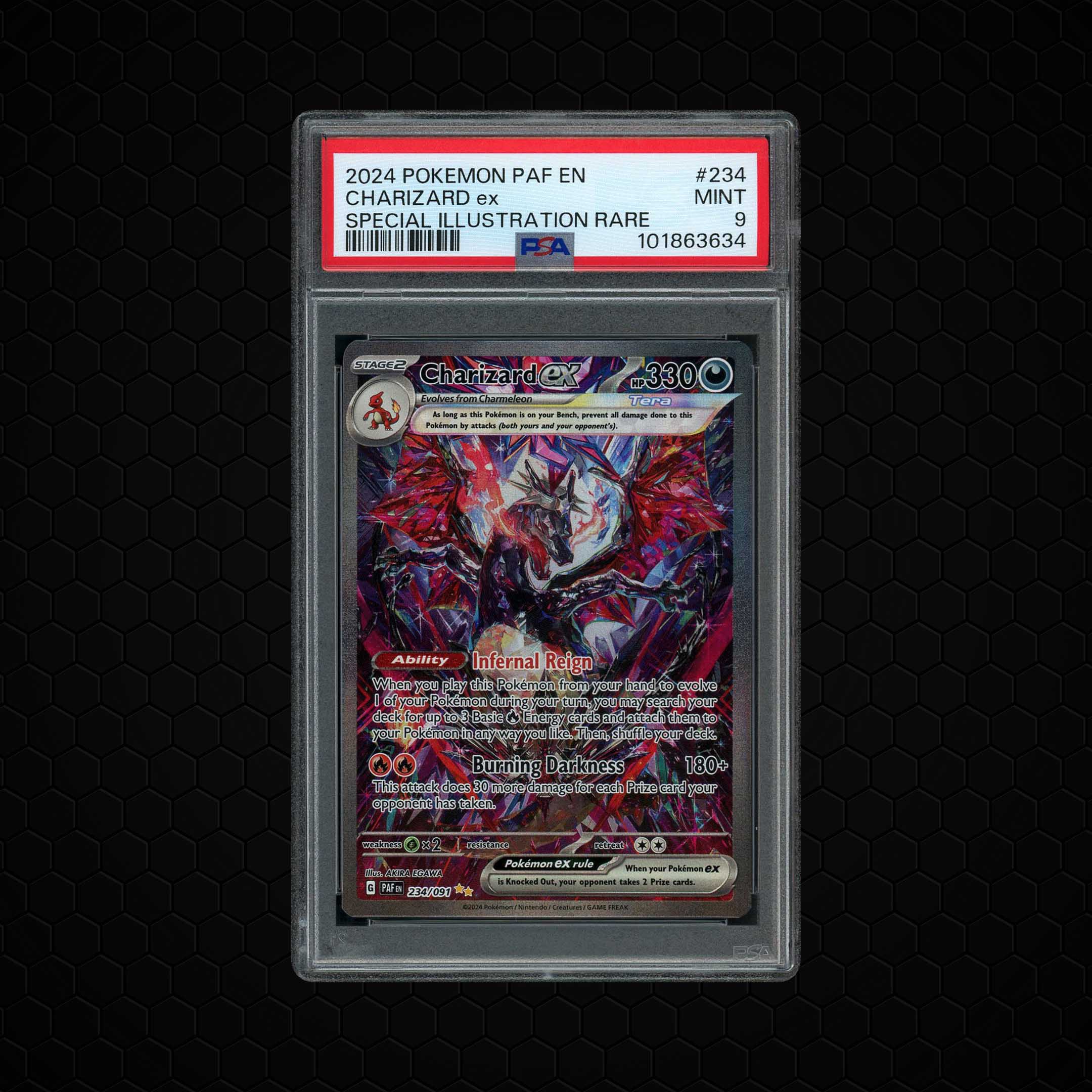 2024 Paldean Fates Charizard ex #234 PSA 9