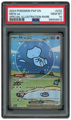 2024 Paldean Fates Mew EX #232 PSA 10