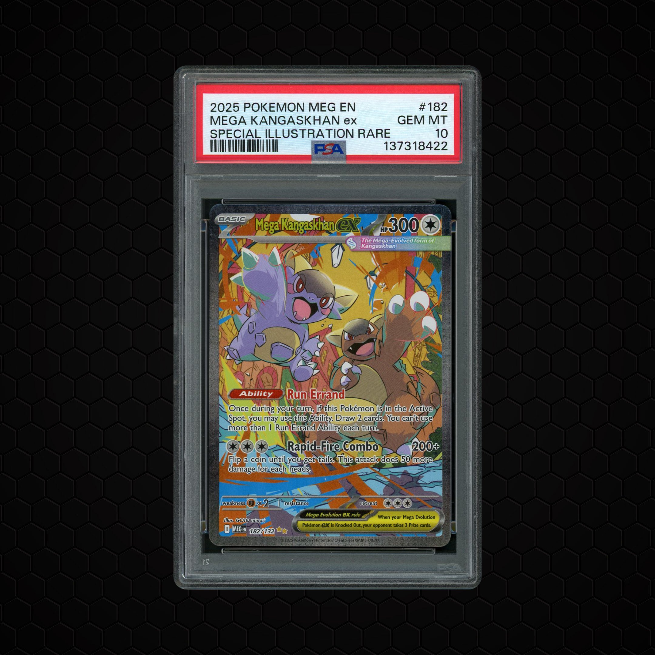 2025 Mega Evolution Mega Kangaskhan EX #182 PSA 10