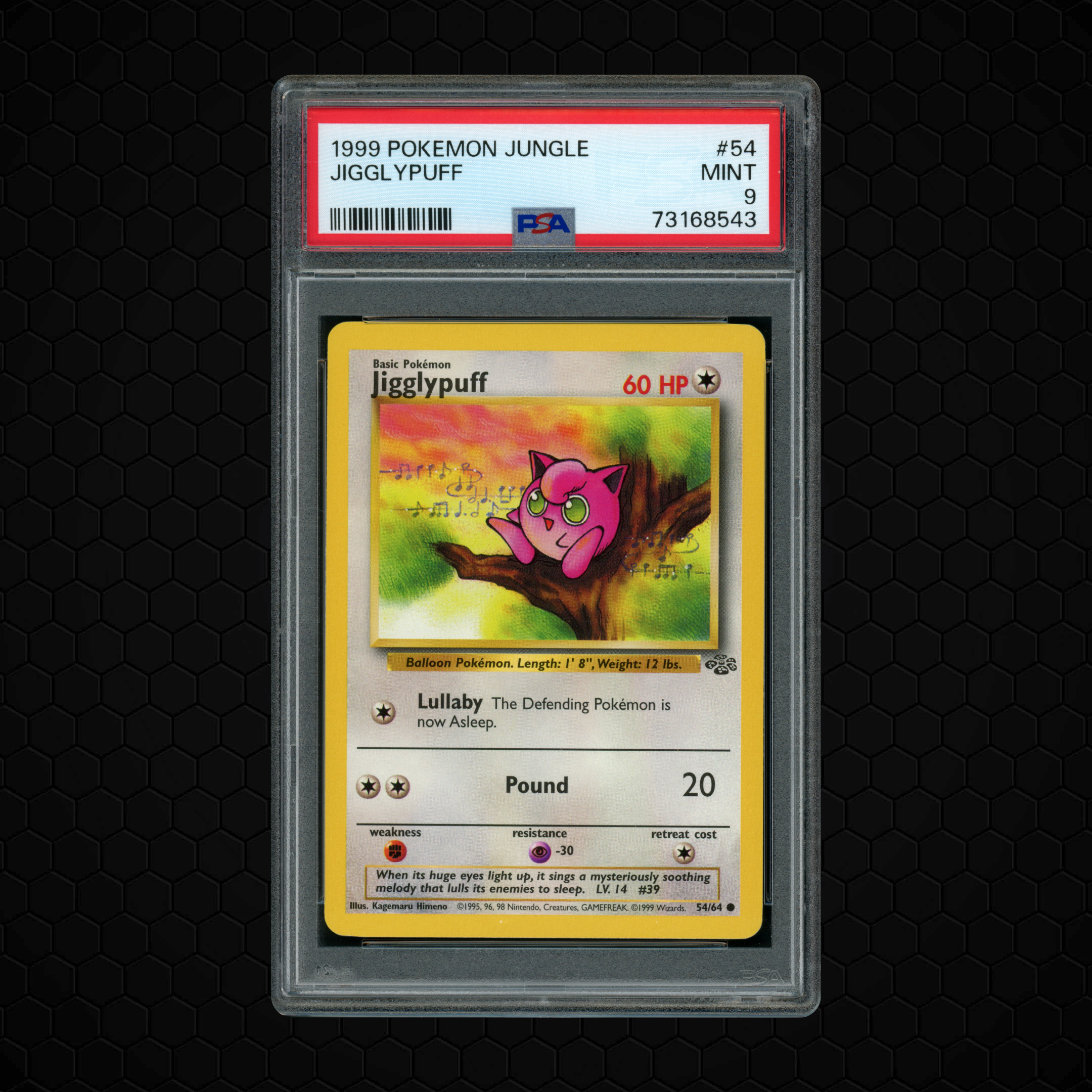 1999 Jungle Jigglypuff #54 PSA 9