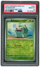 2024 Pokemon 151 Bulbasaur #1 PSA 10 on Beezie.