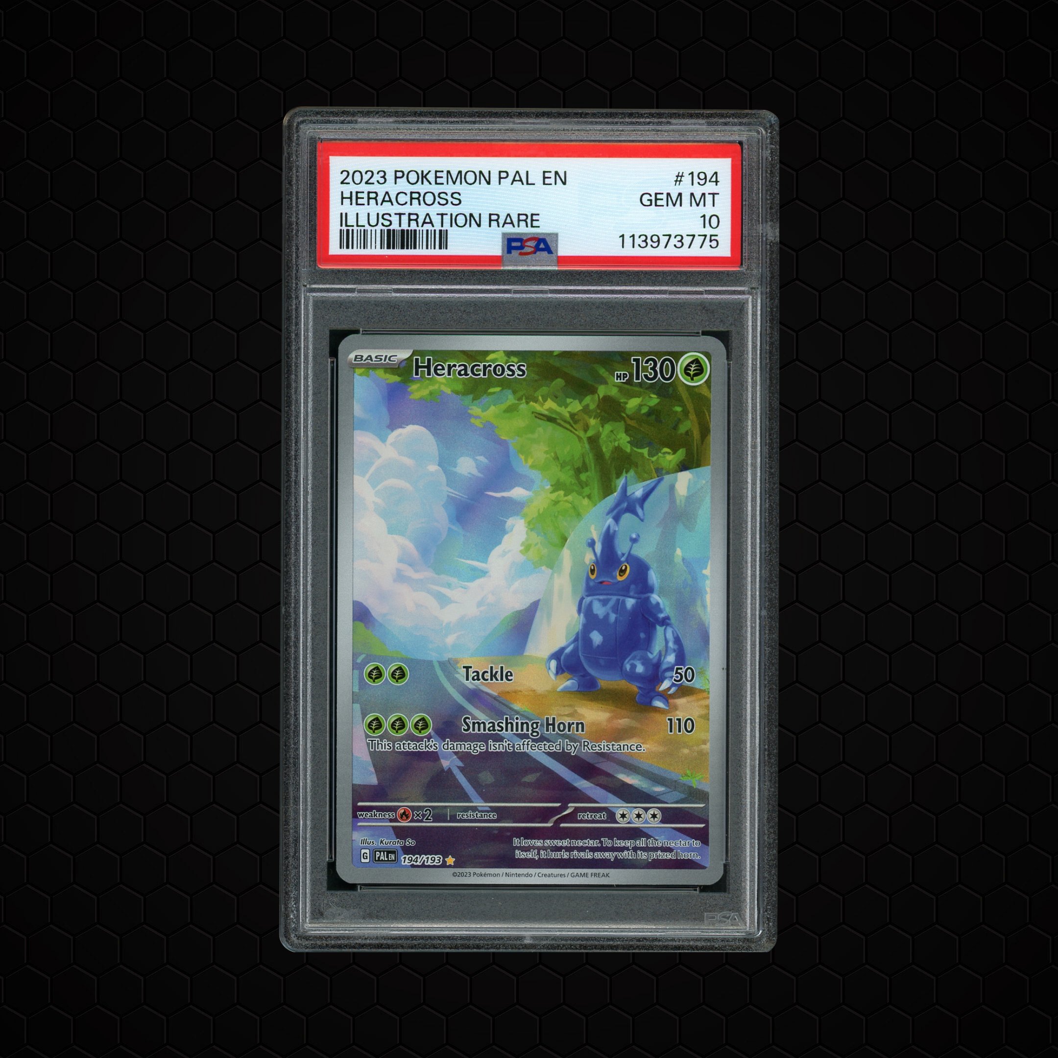 2023 Paldea Evolved Heracross #194 PSA 10