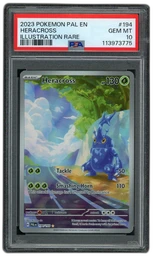 2023 Paldea Evolved Heracross #194 PSA 10 on Beezie.