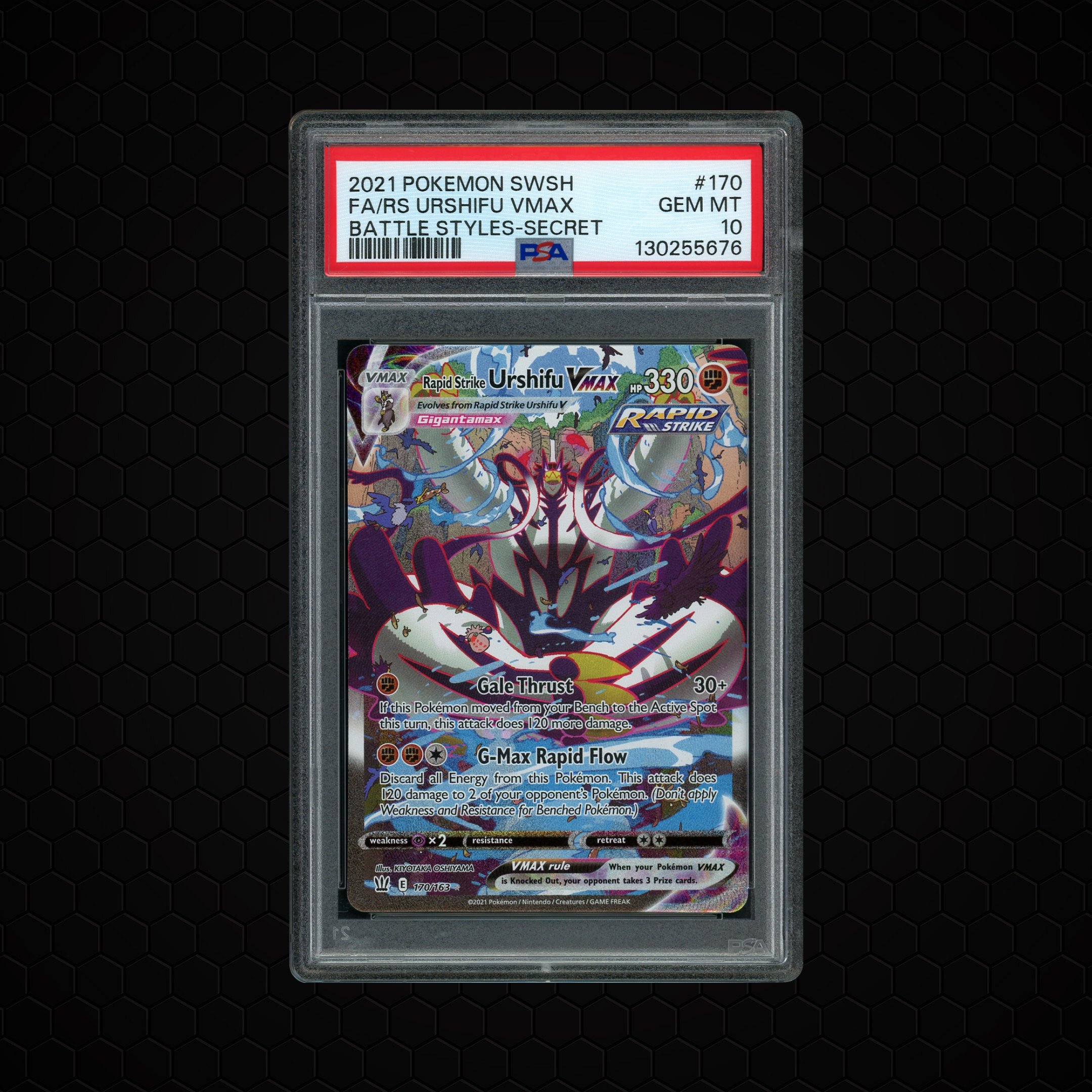 2021 Battle Styles Rapid Strike Urshifu VMAX #170 PSA 10