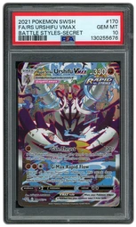 2021 Battle Styles Rapid Strike Urshifu VMAX #170 PSA 10 on Beezie.