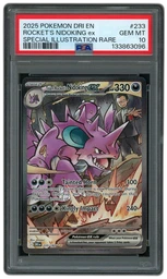2025 Destined Rivals Team Rocket's Nidoking EX #233 PSA 10 on Beezie.
