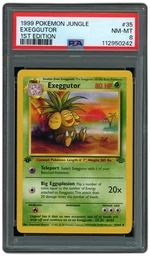 1999 Jungle 1st Edition Exeggutor #35 PSA 8 on Beezie.