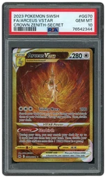 2023 Crown Zenith Arceus VSTAR #GG70 PSA 10 on Beezie.