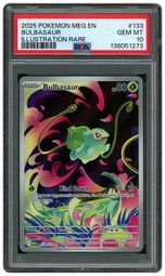 2025 Mega Evolution Bulbasaur #133 PSA 10
