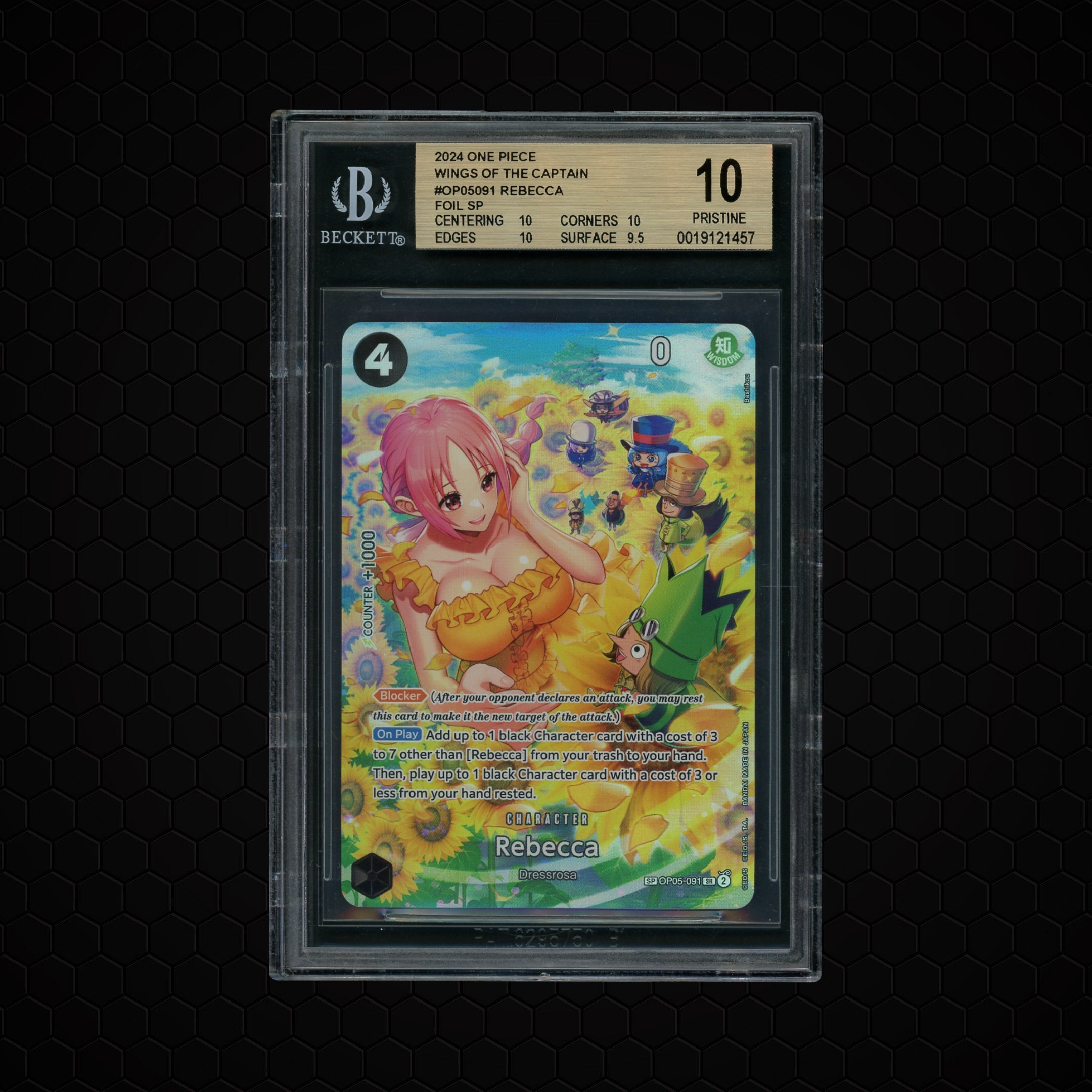 2024 Wings of the Captain Rebecca #OP05-091 BGS 10