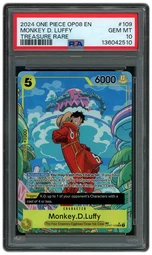 2024 Two Legends Monkey D. Luffy #OP07-109 PSA 10 on Beezie.