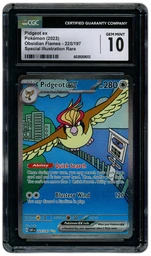 2023 Obsidian Flames Pidgeot EX #225 CGC 10 on Beezie.
