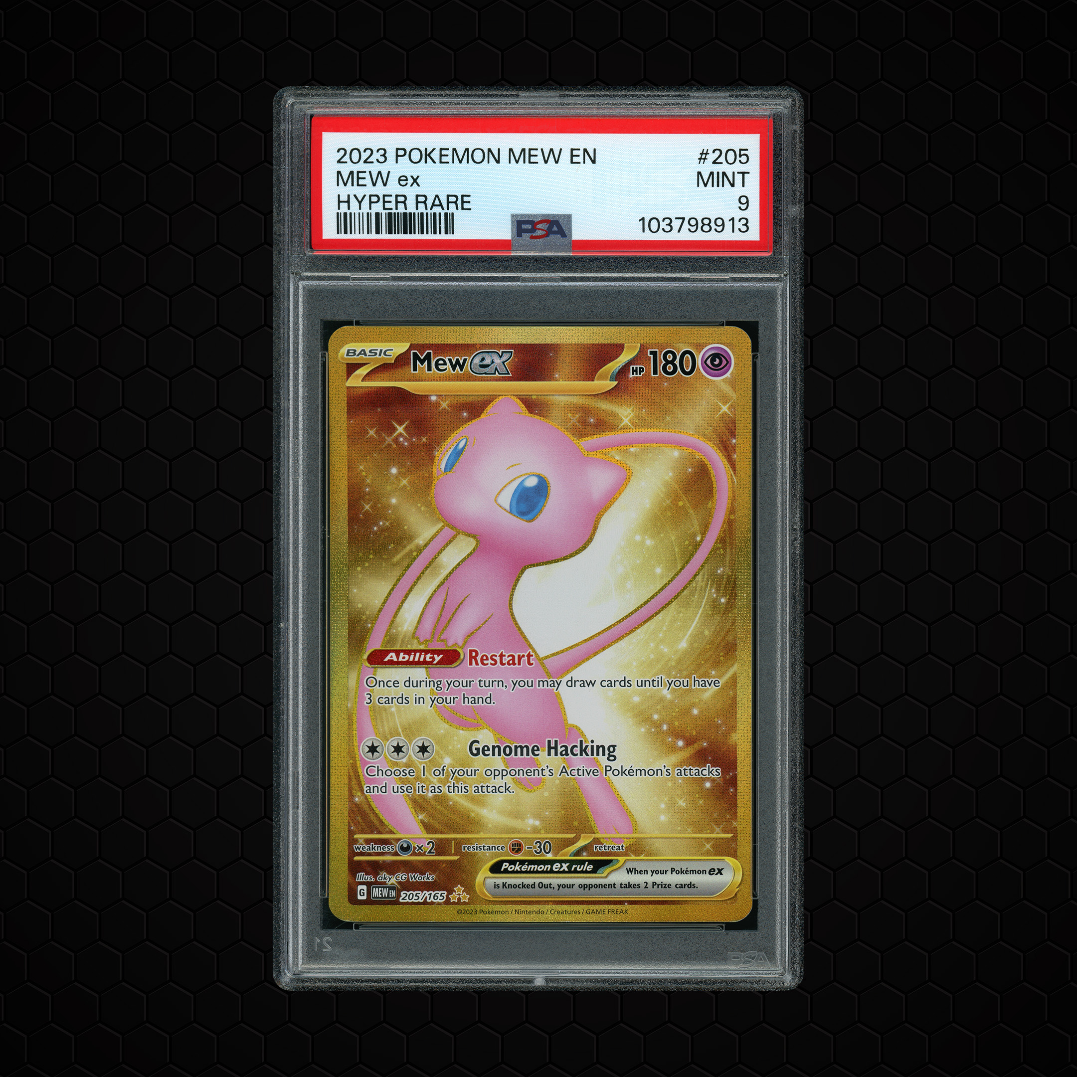 2023 Pokemon 151 Mew EX #205 PSA 9